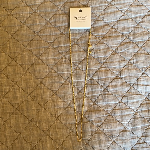 Madewell Curb Chain Convertible Face Mask Lanyard - Picture 3 of 5